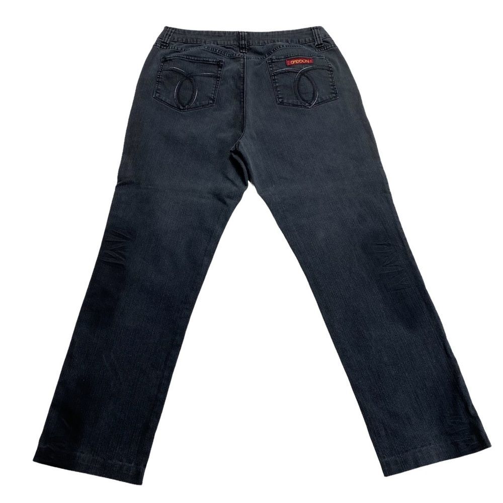 Vintage 80s Sasson Straight Leg Hustle Ooh La La Jeans Sz 14
